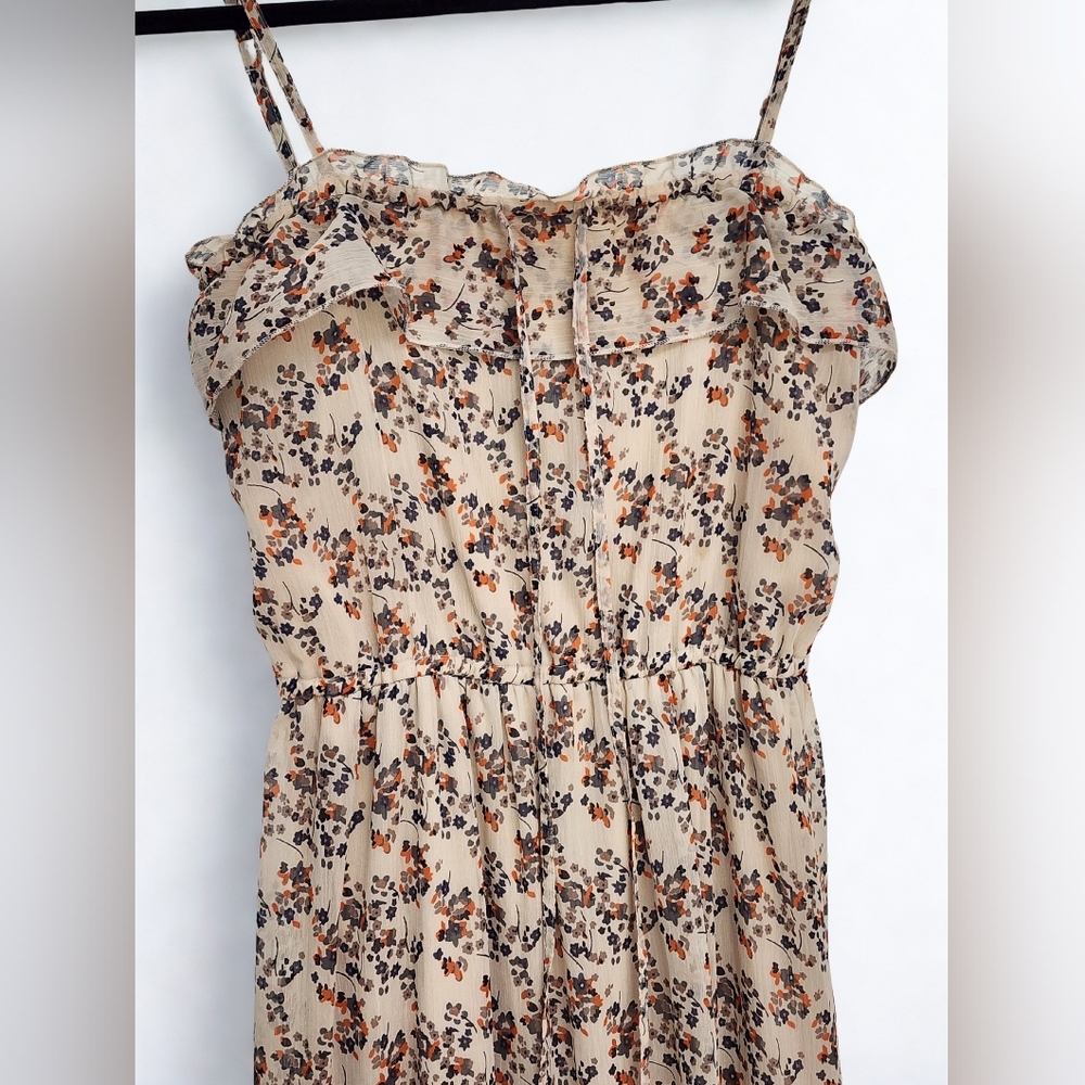 Fire Los Angeles Brown and Tan Maxi Sundress - Picture 2 of 6